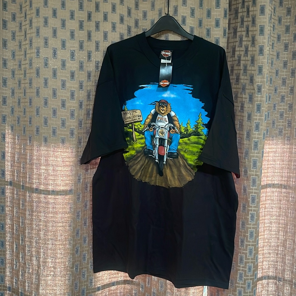 NWT - HARLEY-DAVIDSON “DUBOIS HARLEY DAVIDSON” PUNXITAWNEY PHIL TSHIRT SIZE 2XL